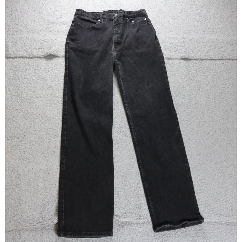Vintage Harley Davidson Jeans Womens 14 Black Denim 5 Pocket Biker Motorcycle